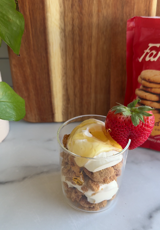 Honey Salted Caramel Cookie Parfait
