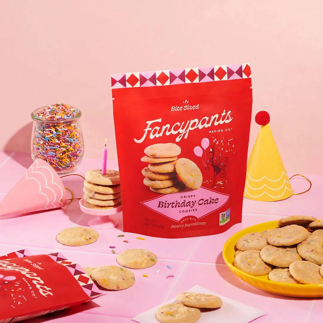 Fancypants Birthday Cake Cookies