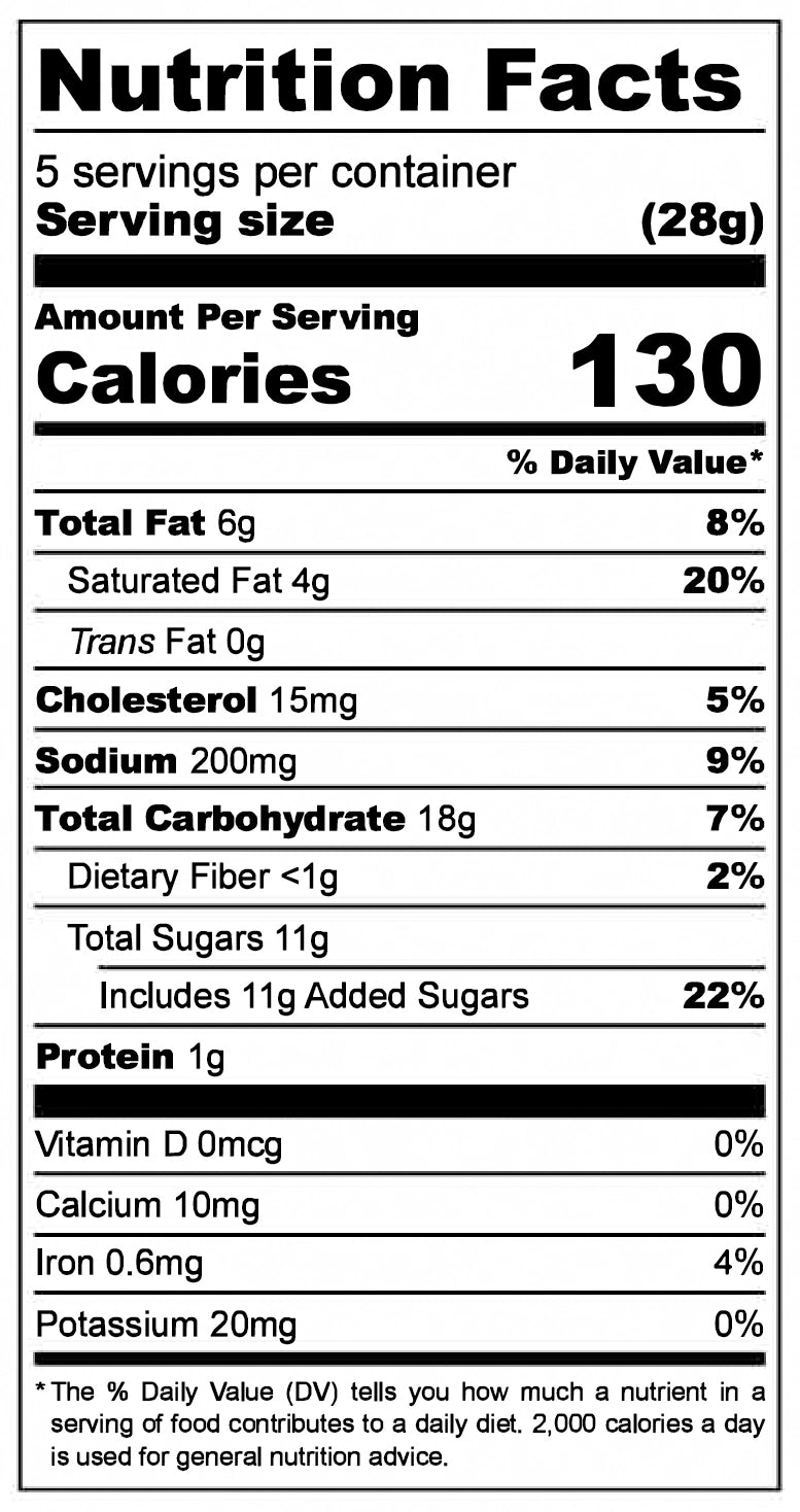 Gluten Free Chocolate Chip Cookies Nutrition Facts