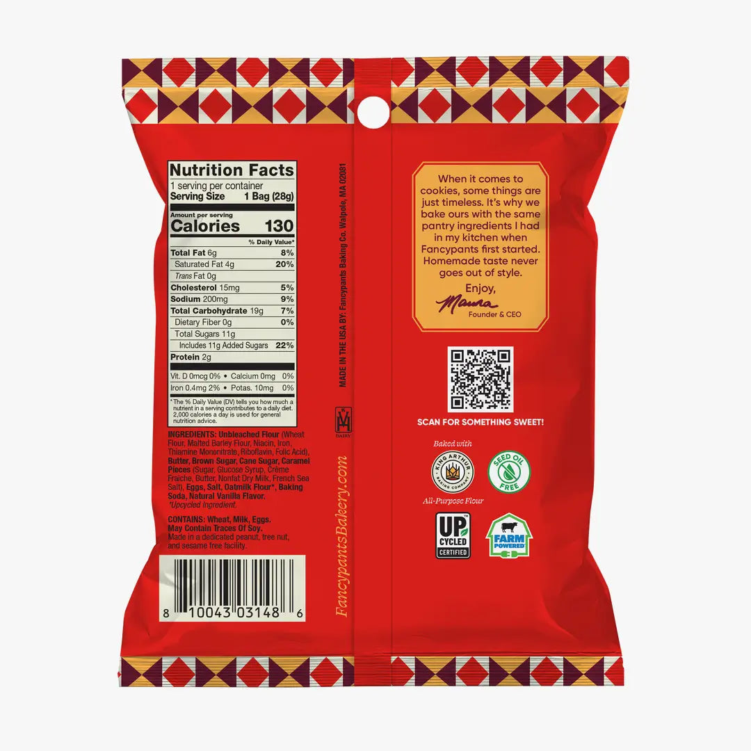 NEW! Salted Caramel Mini Cookie Snack Packs | 24 Individually Wrapped