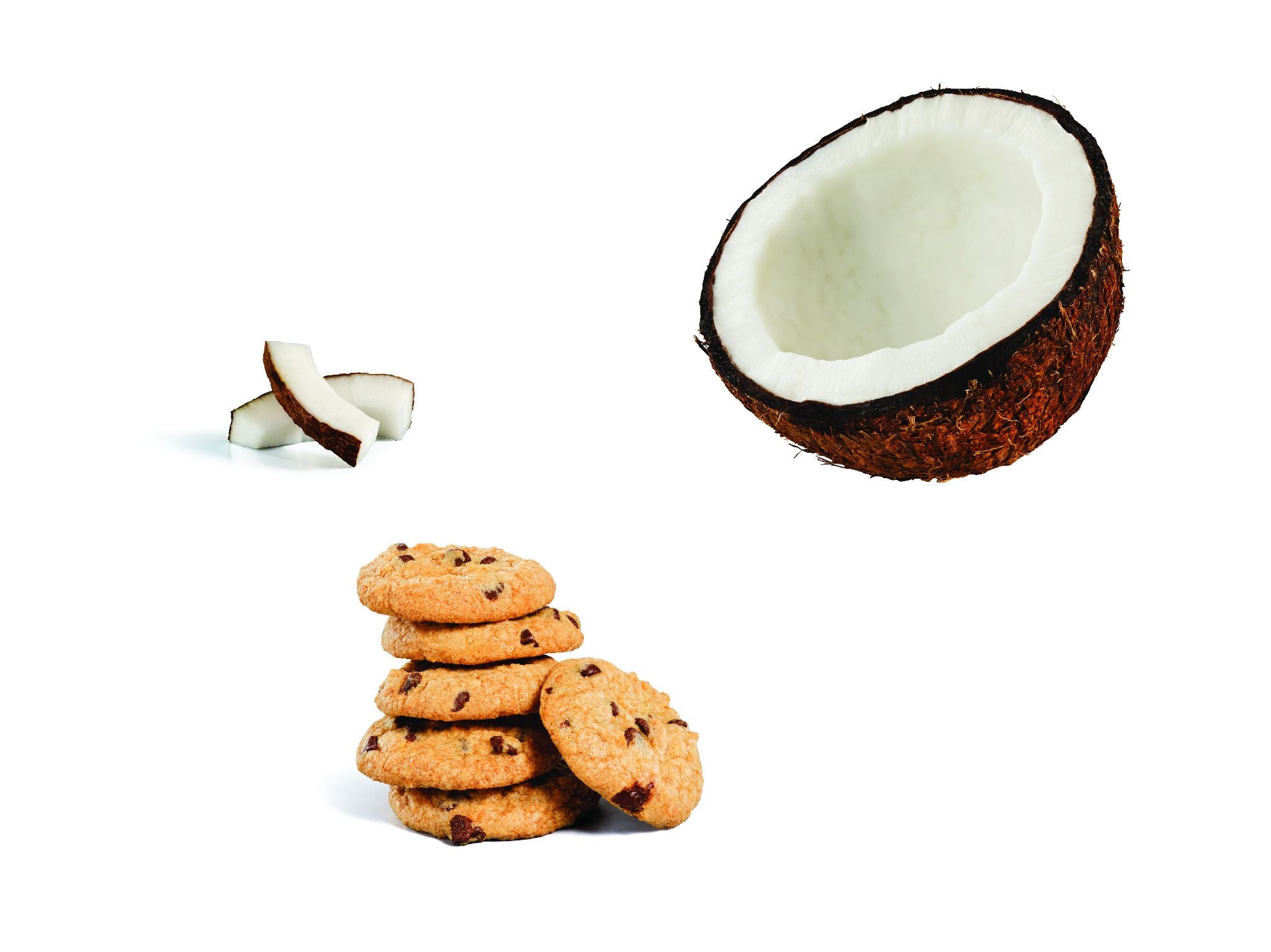 Coconut Chocolate Chip Cookies | Thin & Crispy Coconut Chocolate