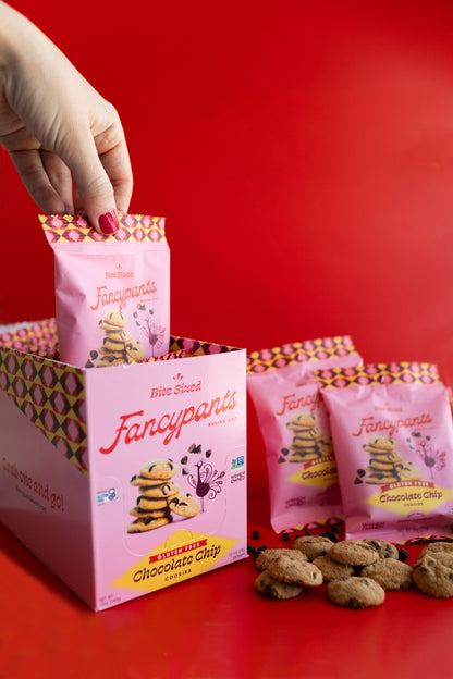 NEW! Gluten Free Chocolate Chip Mini Cookie Snack Packs | 24 Individually Wrapped