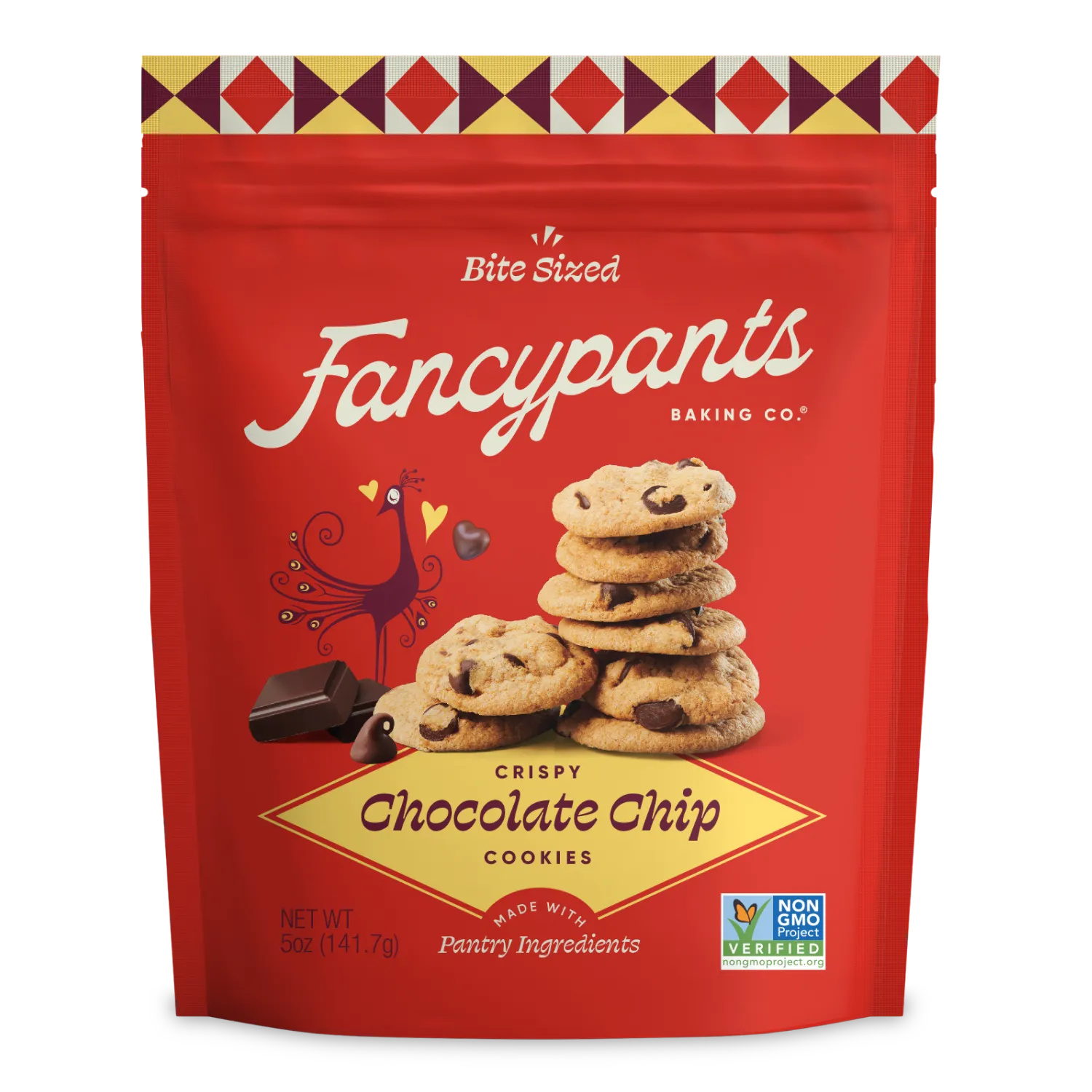 Fancypants crispy chocolate chip cookies 5 oz pouch