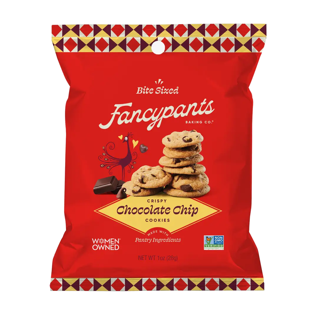 NEW! Chocolate Chip Mini Cookie Snack Packs | 24 Individually Wrapped