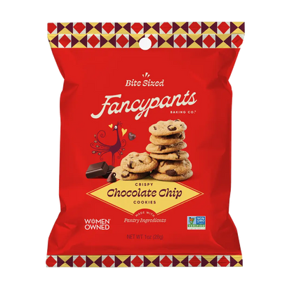 NEW! Chocolate Chip Mini Cookie Snack Packs | 24 Individually Wrapped