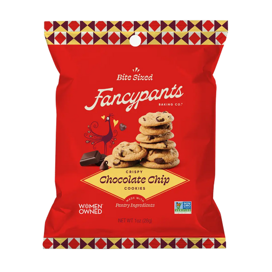 NEW! Chocolate Chip Mini Cookie Snack Packs | 24 Individually Wrapped