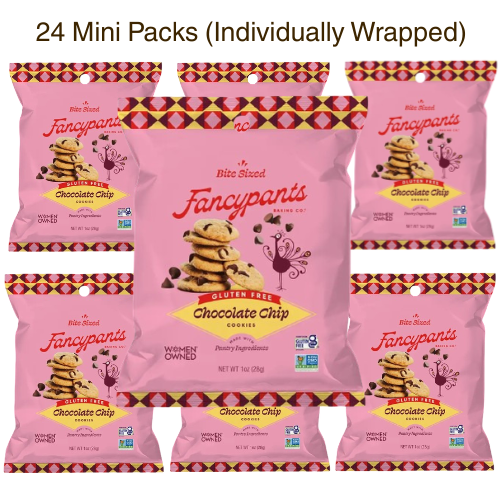 NEW! Gluten-Free Chocolate Chip Cookie Snack Packs (24 × 1 oz Mini Packs)