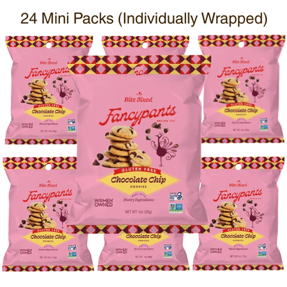 NEW! Gluten-Free Chocolate Chip Cookie Snack Packs (24 × 1 oz Mini Packs)
